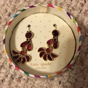 Kate Spade Maroon Earrings